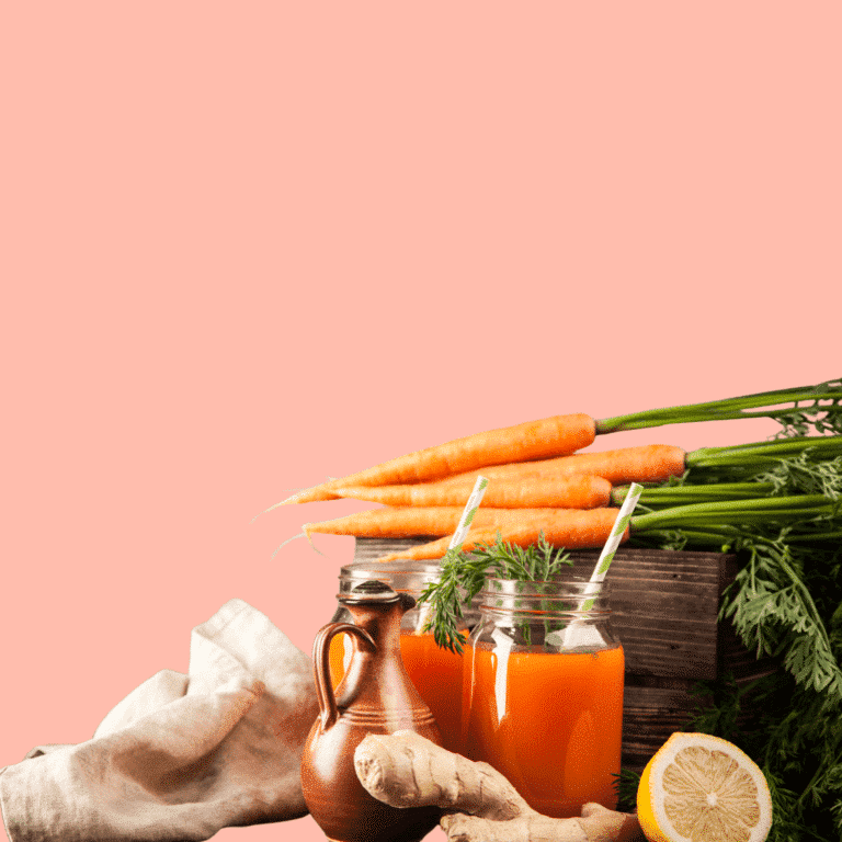 Wortel Gembersap met sinaasappel en citroen