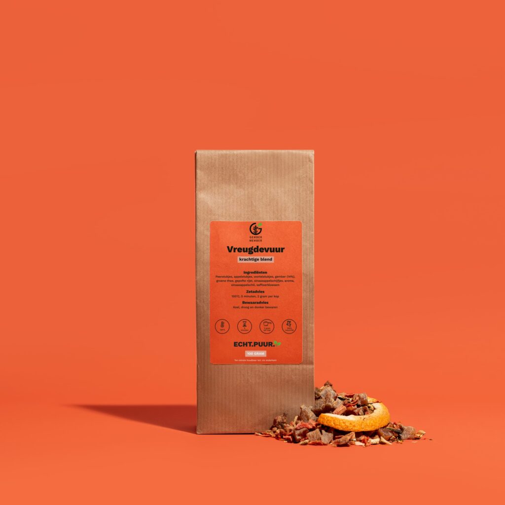 Vreugdevuur thee Gember Member