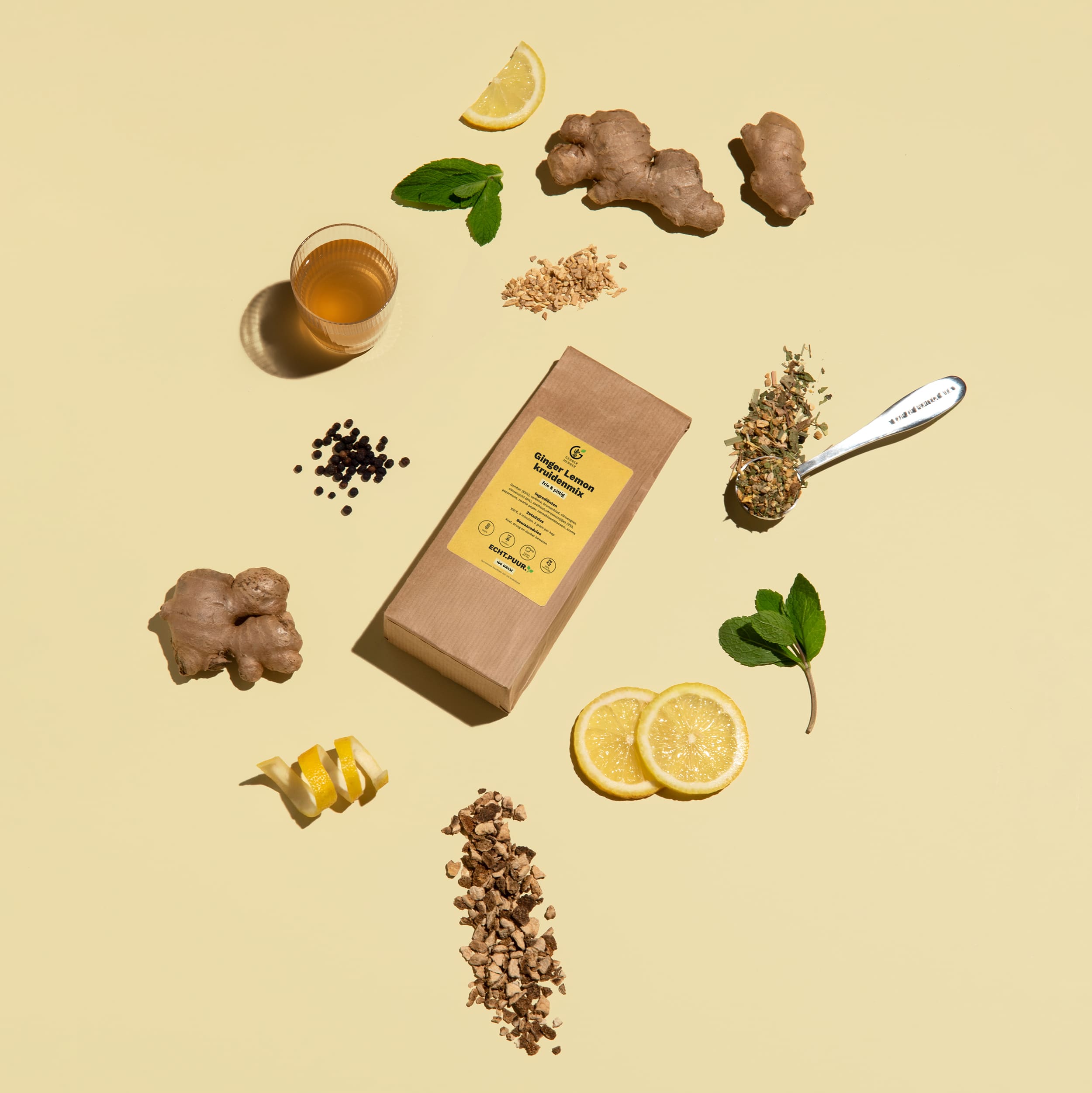 Ginger Lemon Kruidenmix – Fris & Pittig - Afbeelding 3